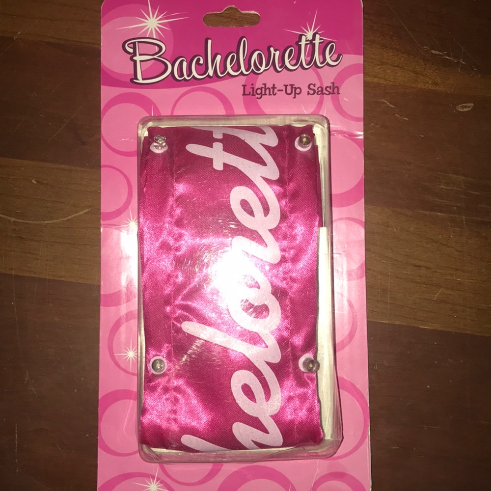 Light up bachelorette sash